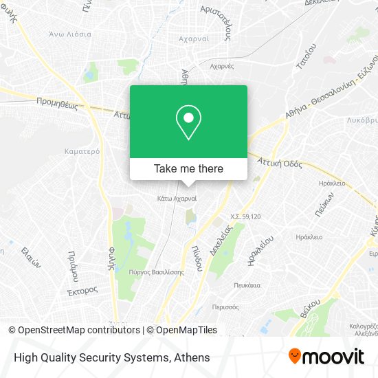 High Quality Security Systems map