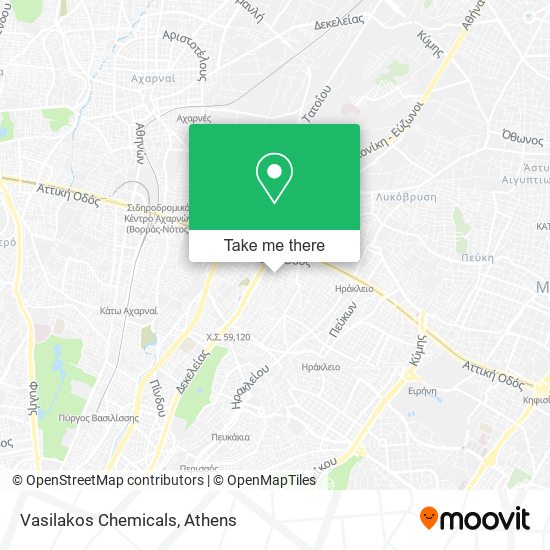 Vasilakos Chemicals map