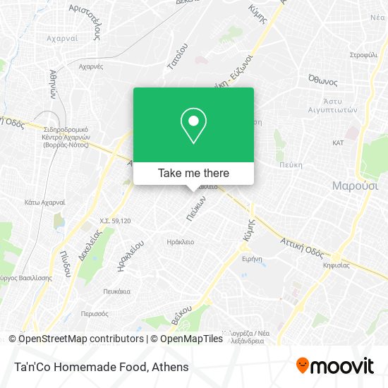 Ta'n'Co Homemade Food map