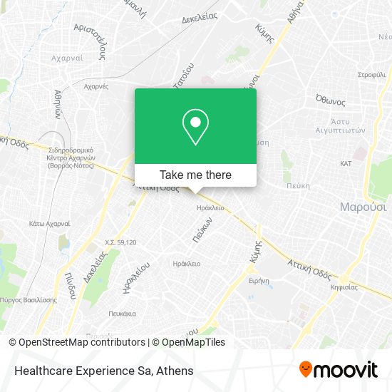 Healthcare Experience Sa map