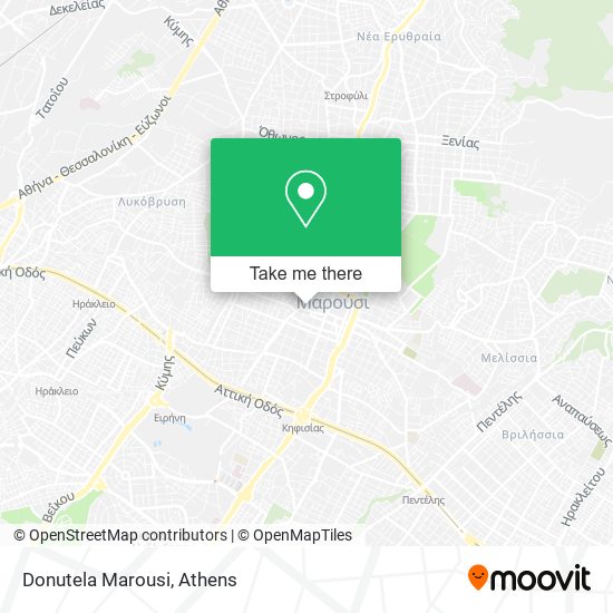 Donutela Marousi map