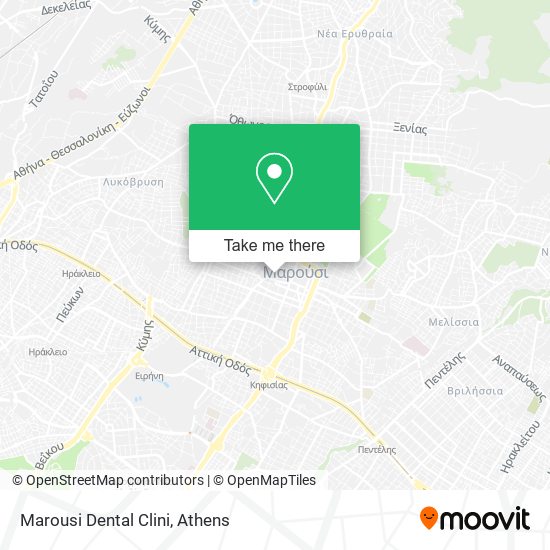 Marousi Dental Clini map