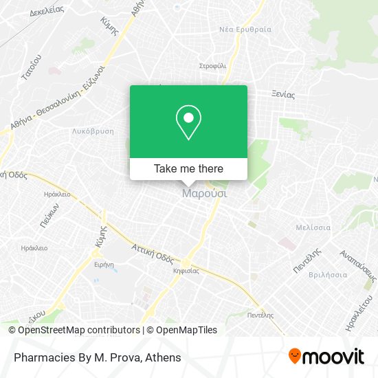 Pharmacies By M. Prova map