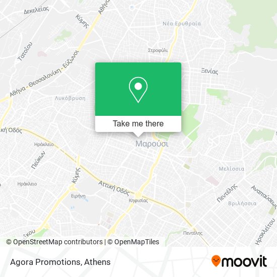 Agora Promotions map