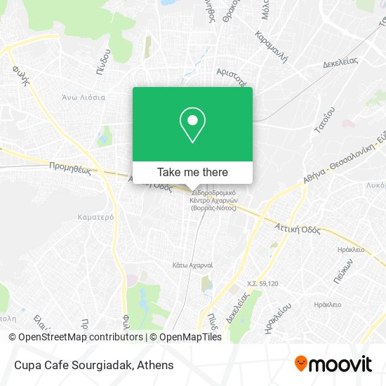 Cupa Cafe Sourgiadak map