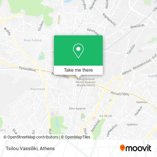 Tsilou Vassiliki map