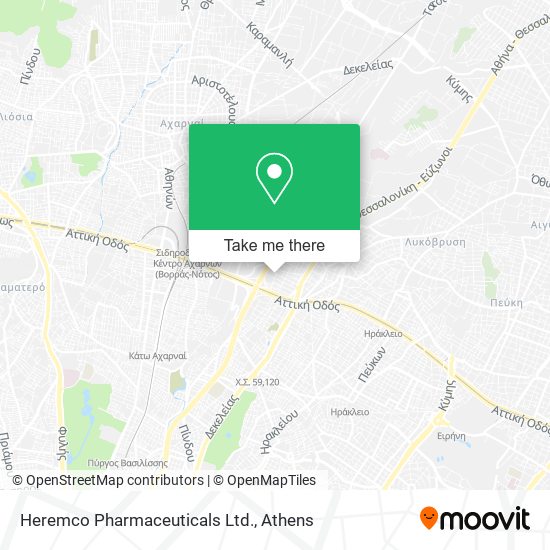 Heremco Pharmaceuticals Ltd. map