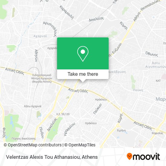 Velentzas Alexis Tou Athanasiou map