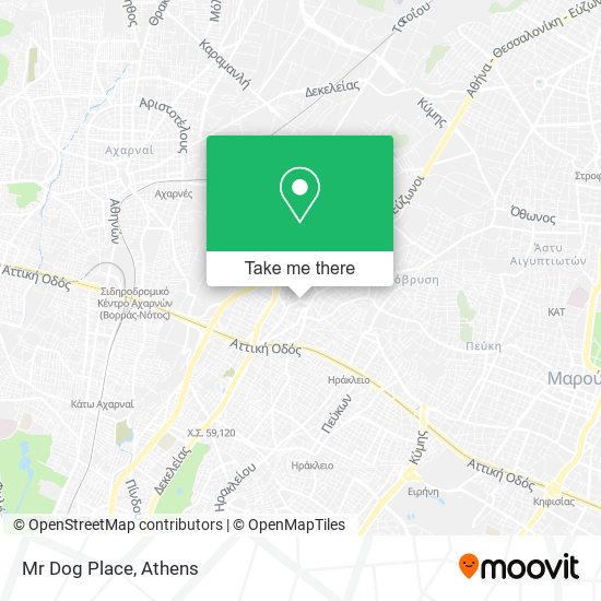 Mr Dog Place map