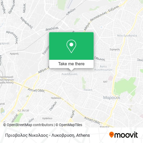 Πριοβολος Νικολαος - Λυκοβρυση map