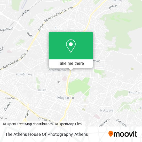 The Athens House Of Photography map