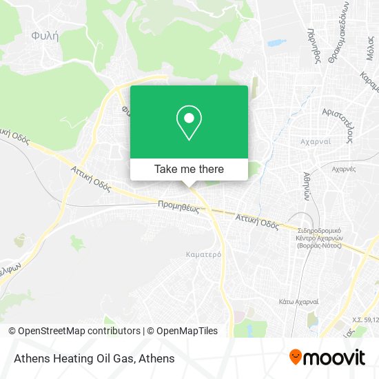 Athens Heating Oil Gas map