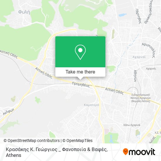 Κρασάκης Κ. Γεώργιος _ Φανοποιία & Βαφές map