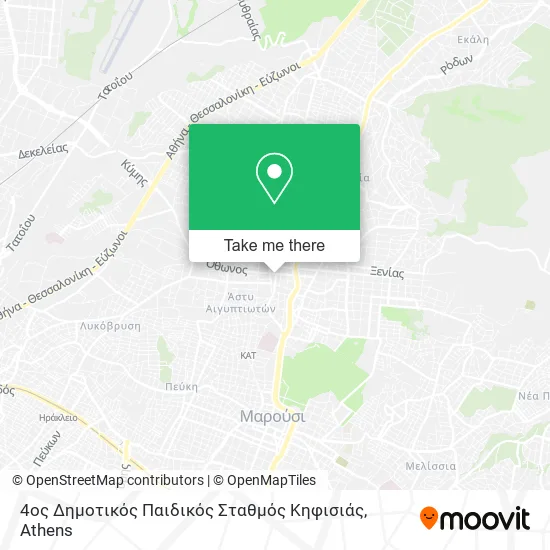 4ος Δημοτικός Παιδικός Σταθμός Κηφισιάς map