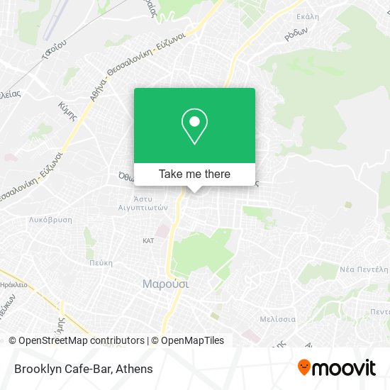 Brooklyn Cafe-Bar map