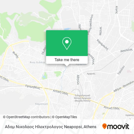 Αδαμ Νικολαος Ηλεκτρολογος Neapopsi map