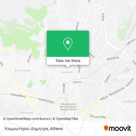 Κομμωτηριο Δημητρα map