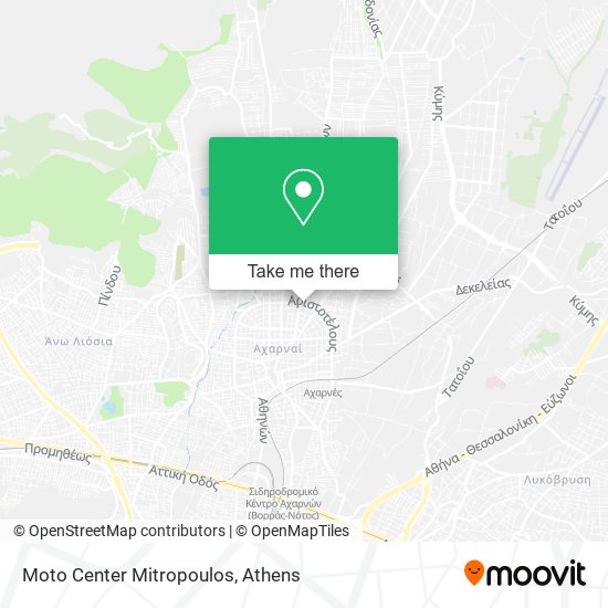 Moto Center Mitropoulos map
