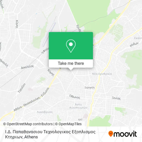Ι.Δ. Παπαθανασιου Τεχνολογικος Εξοπλισμος Κτηριων map