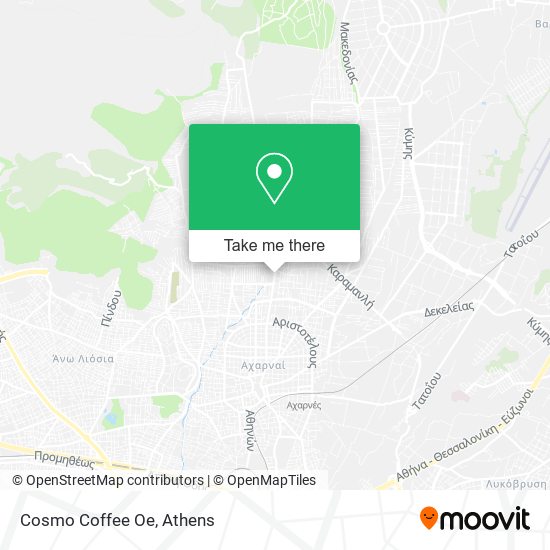 Cosmo Coffee Oe map