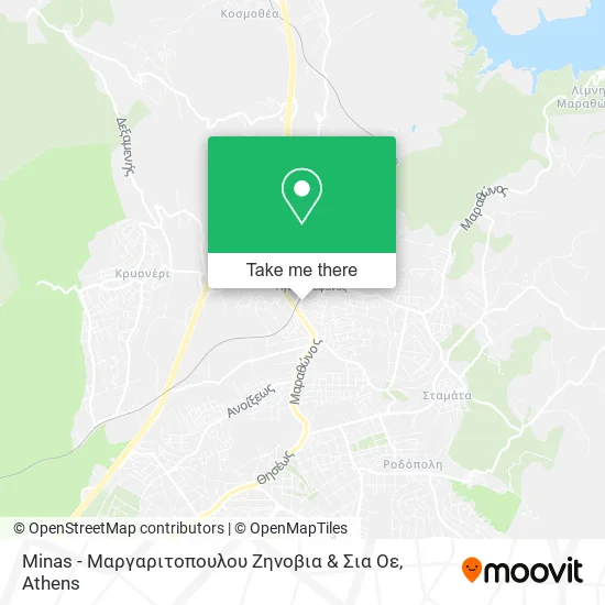 Minas - Μαργαριτοπουλου Ζηνοβια & Σια Οε map