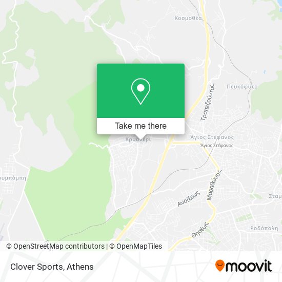 Clover Sports map