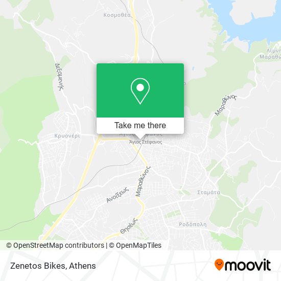 Zenetos Bikes map