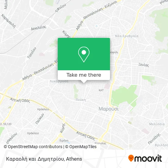 Καραολή και Δημητρίου map