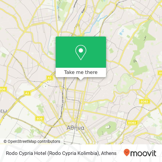 Rodo Cypria Hotel (Rodo Cypria Kolimbia) map