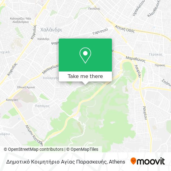 Δημοτικό Κοιμητήριο Αγίας Παρασκευής map