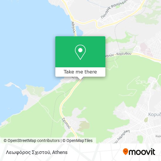 Λεωφόρος Σχιστού map