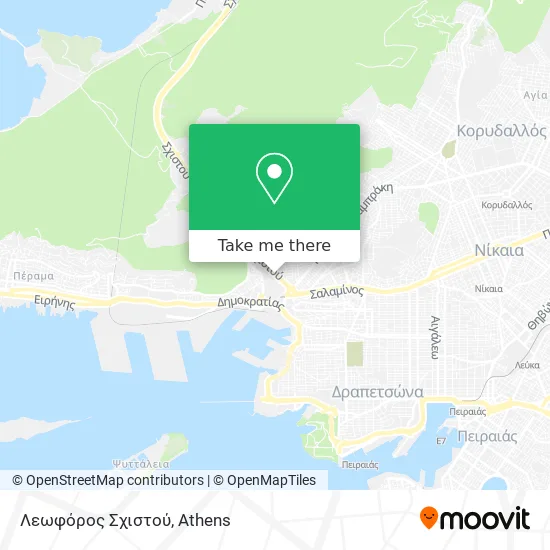 Λεωφόρος Σχιστού map
