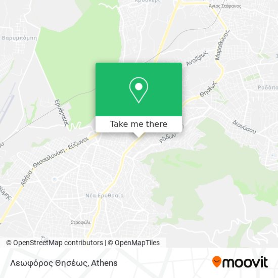 Λεωφόρος Θησέως map