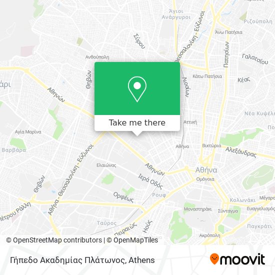 Γήπεδο Ακαδημίας Πλάτωνος map