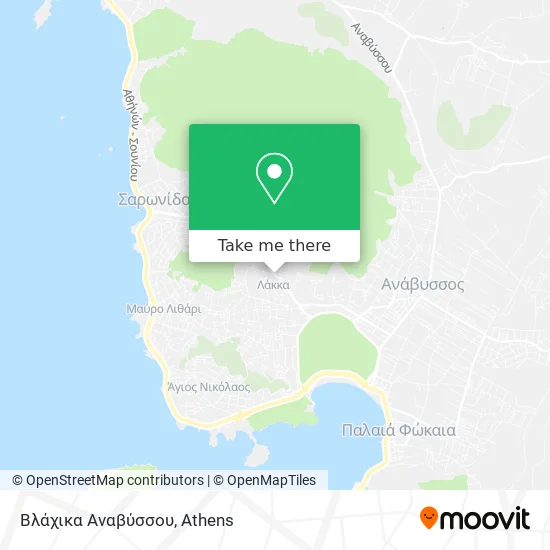 Βλάχικα Αναβύσσου map