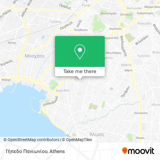 Γήπεδο Πανιωνίου map