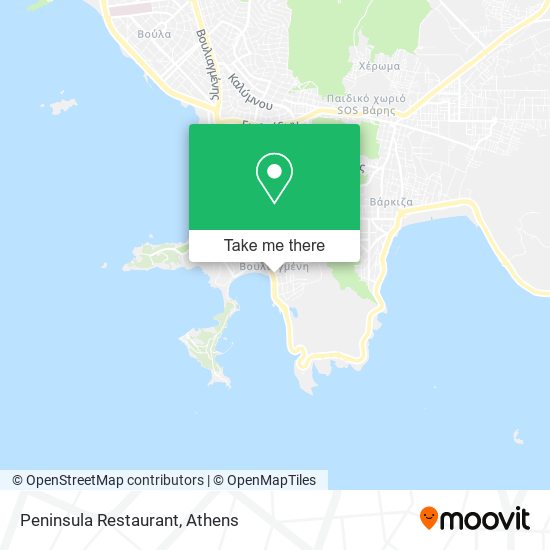 Peninsula Restaurant map