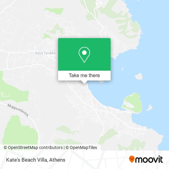 Kate's Beach Villa map