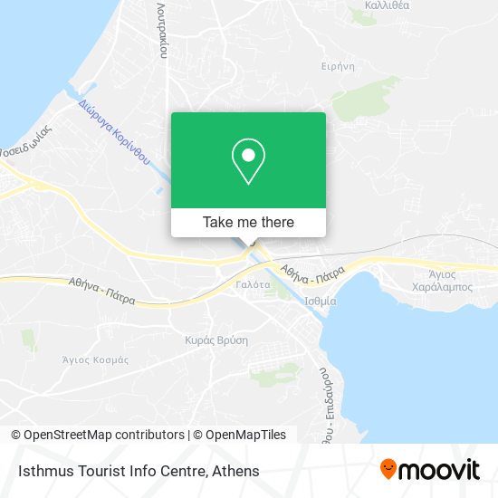 Isthmus Tourist Info Centre map