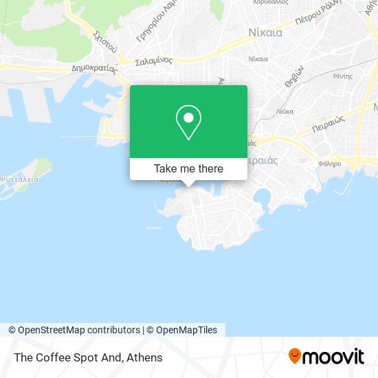 The Coffee Spot And map