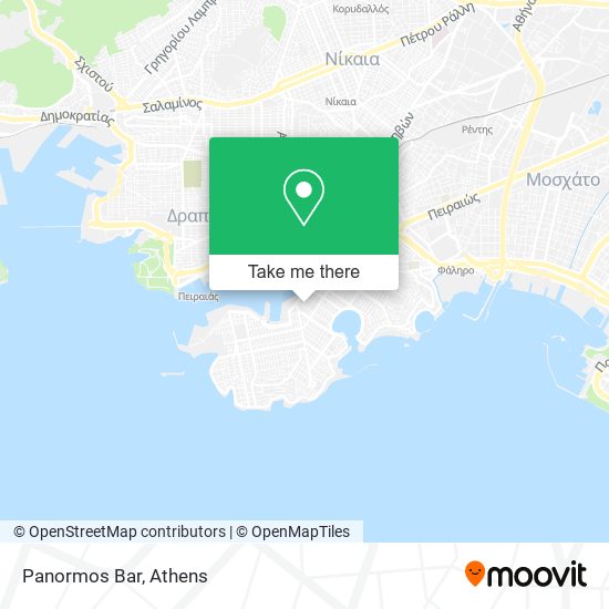 Panormos Bar map