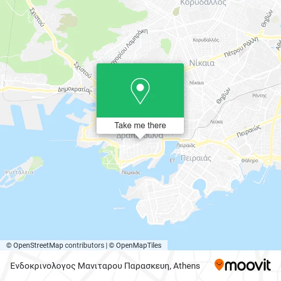 Ενδοκρινολογος Μανιταρου Παρασκευη map