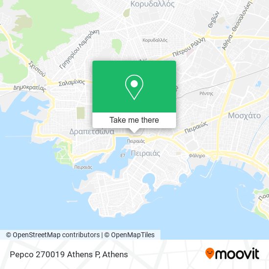 Pepco 270019 Athens P map