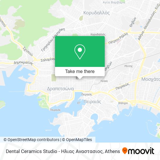 Dental Ceramics Studio - Ηλιας Αναστασιος map