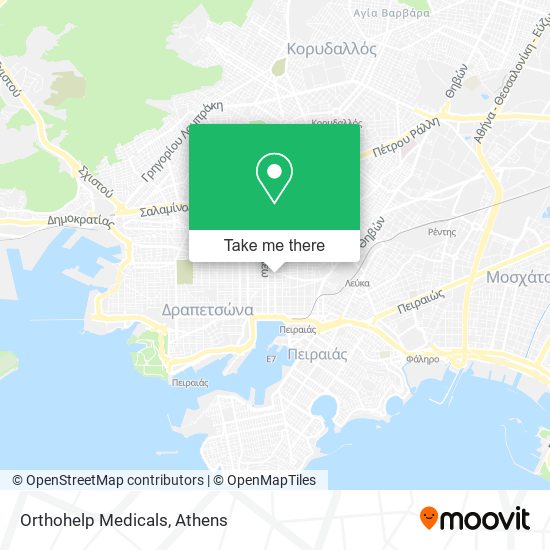 Orthohelp Medicals map