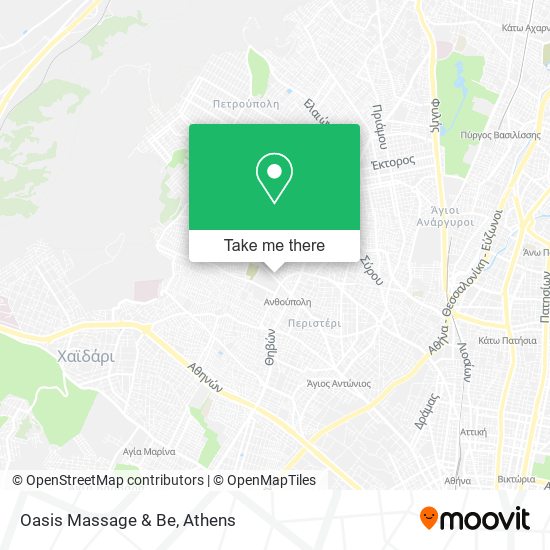 Oasis Massage & Be map