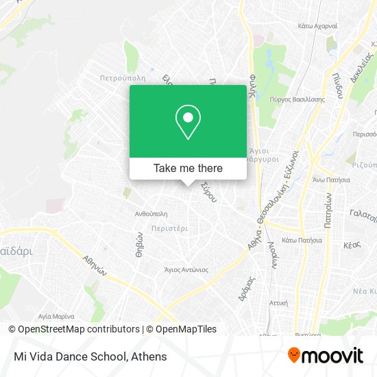 Mi Vida Dance School map