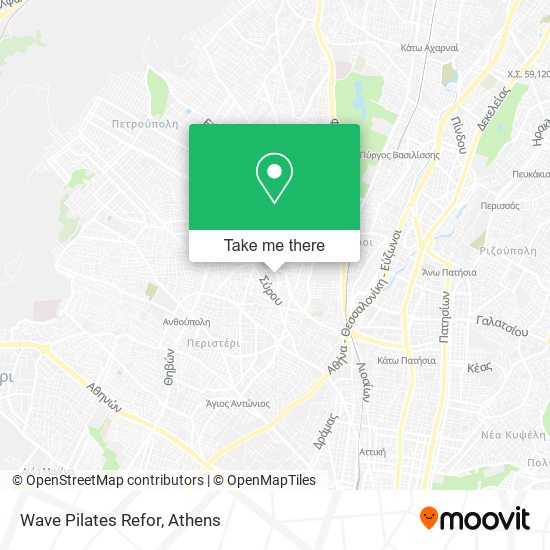 Wave Pilates Refor map