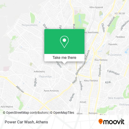 Power Car Wash map