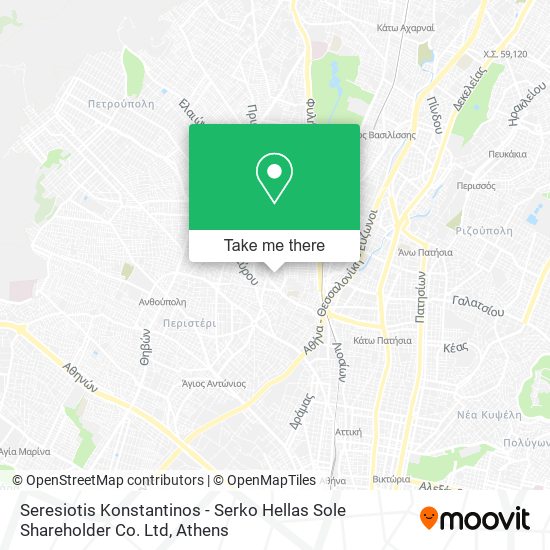 Seresiotis Konstantinos - Serko Hellas Sole Shareholder Co. Ltd map